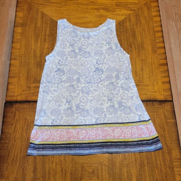 LOFT Tops - LOFT Floral Tunic Tank